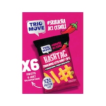Hashtag Fırınlanmış Nohut Cipsi Sriracha Acı Çeşnili 6 Adet Trio Move