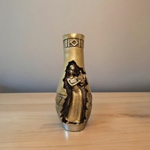 Arp Çalan Kız Gold Vazo