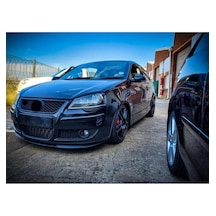 Volkswagen Polo 04-09 Uyumlu Ön Tampon Eki Cupra Lip Mat Siyah Body Kit