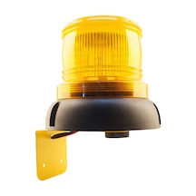 Mesan Ø110 İkaz Lamba Led Flaşör Buzzer L Montaj Turuncu 220vac Ms 624.3.220vac