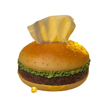 Aircraft Carrier Jzcat Hamburger Yuvarlak Kağıt Mendil Kutusu