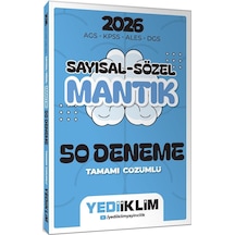 Yediiklim 2026 Ags Kpss Ales Dgs Sayısal Sözel Mantık Tamamı Çözümlü 50 Deneme