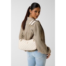 Guess Giully Iı Kadın Omuz Çantası Hwqg9673090 Krem