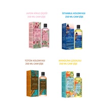 Akçay İstanbul + Japon Kiraz Çiçeği + Mandalina + Tütün Kolonyası 4 x 250 ML