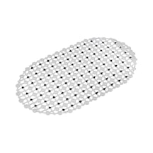 Eko Serisi - Küvet Içi Kaydırmaz Oluklu Oval Paspas 63 X 34 Cm Siyah Çok Renkli