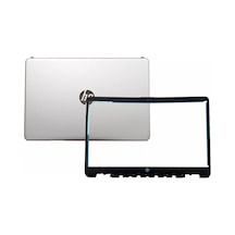 Hp 15-dy 15-ef 15-eq 15-fq 15s-er 15s-fr 15s-fq 15s-eq Lcd Back Cover + Bezel Set Silver, Gri