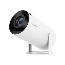 Hy300pro 4k Ev Sinema Projektörü-kablosuz Duvara Yansıtma Beyaz