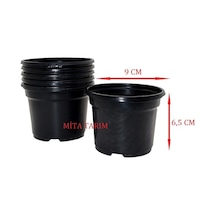Vakum Saksı, 100 Adet, Saksı, Fide Tohum Saksısı, Plastik Saksı
