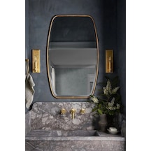 Fawdecor Berlin Dekoratif Duvar Aynası Siyah 43 X 75 Cm Siyah