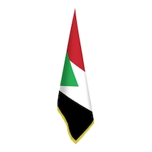 Sudan Bayrağı -ofis-makam-toplantı Odaları - Saçaklı Makam Bayrağı 1