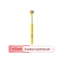 360 Derece Üç Taraflı Yumuşak Kıl Diş Fırçası Ağız Bakımı Güvenlik Diş Fırçası Diş Derin Temizlik Taşınabilir Seyahat Diş Ağız Bakımı