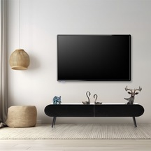 Flora Dia /tv Ünitesi / Dekoratif Tv Ünitesi / Tv Sehpası / Tv Konsolu / Beyaz / Siyah