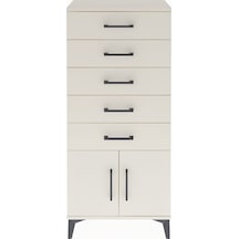 Arges Dolap 5 Raflı 2 Kapaklı 60x30x134 Aytaşı-aytaşı Aytaşı