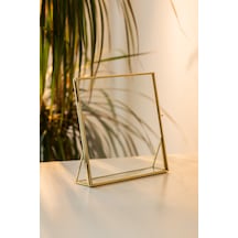 Resim & Fotoğraf Çerçeveleri Masaüstü 20x20cm Pirinç & Gold