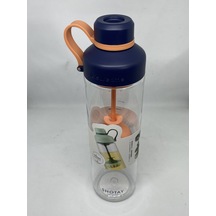Shotay Tea Cup Süzgeçli Tritan Matara Lacivert 680 Ml St- 6637
