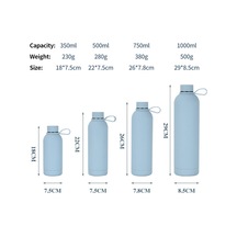 Junsunmay Şeker Renkli Kaplama 304 Paslanmaz Çelik Su Vakum Şişesi, Kapasite: 350ml Morumsu Kırmızı
