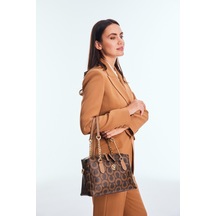 Us Polo Us24597 Kadın El Ve Omuz Çantası Kahve Kahve