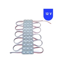 20 Adet 12 Volt 1.5 Watt Mini 3 Lensli Yeşil 2835 Smd Led Modül Ip65