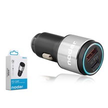 Nodar 45w Araç Şarj Adaptörü Usb/type-c Pd/qc 3.0 Destekli Metal 45w Pd Charger