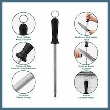 Bezos Bıçak Bileme Taşı 30 Cm Metal Askılı Agc