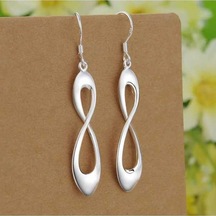 Flybuy 925 Ayar Gümüş Kalp Küpe - Kadın/kız/arkadaşı - Zarif Tasarım, 1.50 Cm - Ta Ae270 Gümüş