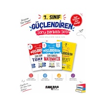 Ankara Yayıncılık 2027 7. Sınıf Türkçe + Matematik + İngilizce Yeni Müfredat Bağlam Temelli Güçlendiren Soru Bankası Seti 3 Kitap