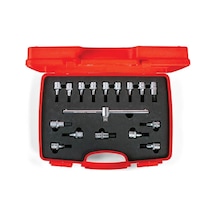İzeltaş 1113 00 6017 1/2 Lokmalı Allen Uç Ve Star Torx Uç Takımı 17 Parça