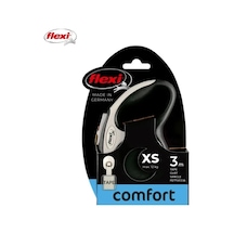 Flexi New Comfort Xs Beden Siyah 3mt Şerit Tasma Çok Renkli