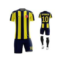 Acr Giyim Kişiye Özel Futbol Forması - Dizayn : Sarı - Lacivert