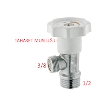 Taharet Musluğu Ara Musluk Zarf Musluk 1 Adet Beyaz