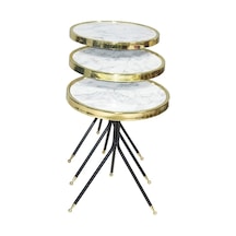 Brc Olimpik Zigon Model Beyaz Mermer Temper Cam Metal Transmisyon