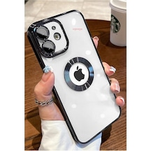 Apple Uyumlu iPhone 11 Kılıf Köşeleri Renkli Şeffaf Kamera Korumalı Silikon Lu (553804415)