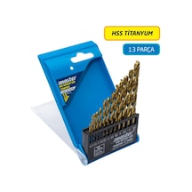 Master 530826 Titanyum Hss Matkap Ucu Seti 1.5-6.5mm 13 Parça