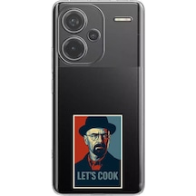 Redmi Note 13 Pro Plus Uyumlu Lets Cook Afiş Baskılı Silikon Kılıf Renkli