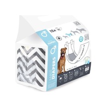 M-Pets Diapers Erkek Köpekler İçin Külot Medium 12'li