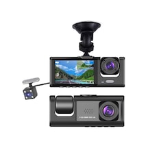 Xiyyadms "3 Kameralı Araç Kayıt Cihazı: Ön, İç Ve Arka 1080p Full Hd Kayıt, Wifi Bağlantılı"