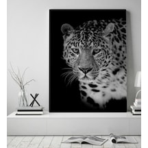 Bk Home Leopar Tasarımlı Kanvas Tablo 50X70Cm-1 (551091207)
