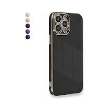 Apple Uyumlu iPhone 13 Pro Max Kılıf Luxury Seri Kamera Korumalı Silikon Kapak