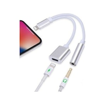 Apple Uyumlu iPhone  X Xr Xs Max Plus Lightning Kulaklık Şarj Çevirici 4428P Dö