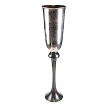 Antik Silver Kadeh Vazo 32x32x134 Cm