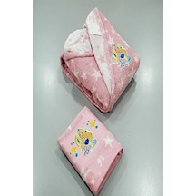 Barbie Star Pembe 7-8 Yaş 2 Parça Çocuk Bornoz Seti 7/8 Yaş