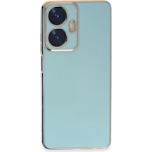 Newface Realme C55 Kılıf Volet Silikon - Açık Yeşil