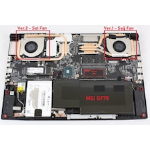 Msı Gf75 Thin 9sd Fan V2 Sol Fan Diğer