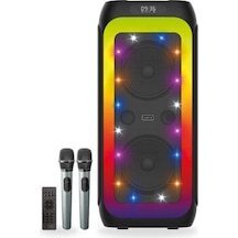 80w 6000 Mah Çift Mikrofonlu Ledli Bluetooth Hoparlör Bts-x700-132965