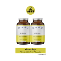 Goodday Alfa Lipoik Asit Ala600 60 Kapsül 2 Adet