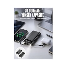 Powerbank 20.000 Mah Dijital Göstergeli Lcd Ekran Uzun Pil Ömrü Yeni Nesil Diğer 50233890
