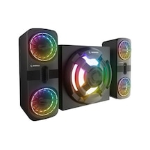 Rampage Rms-311 Shard 2+1 80w Siyah Usb,fm,bluetooth,hmdı,optica Rgb Işıklı Speaker