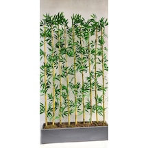 Rüzgar Yapay Çiçekçilik 170 Cm Bambu Seperatör Yeşil