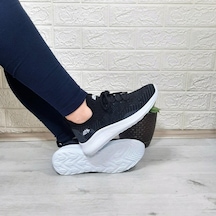 M.P 1501 Fuspetli Rahat Ve Hafif Kadın Spor Ayakkabı 001 Siyah - Beyaz