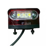 24v Plaka Lambası Ledli Tırsan Dorse Kırmızı